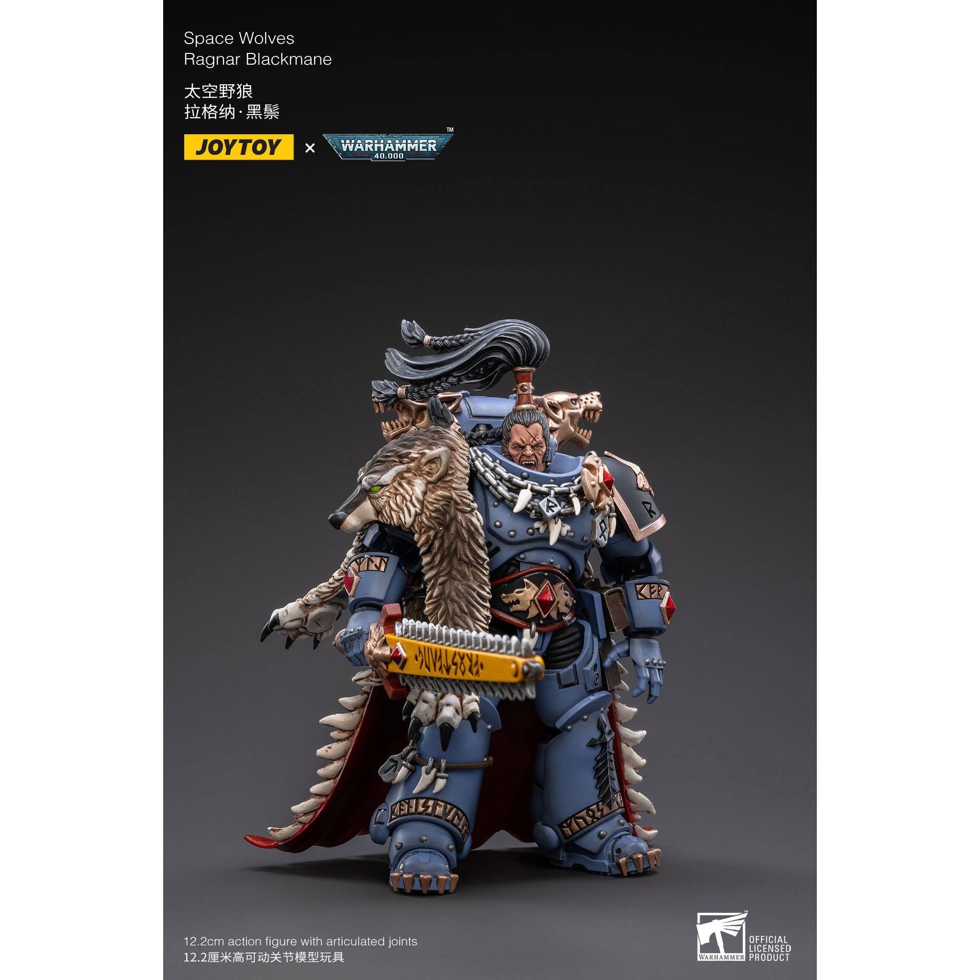 Warhammer 40k: Space Wolves Ragnar Blackmane - 13 cm-Actionfiguren-JoyToy-Mighty Underground