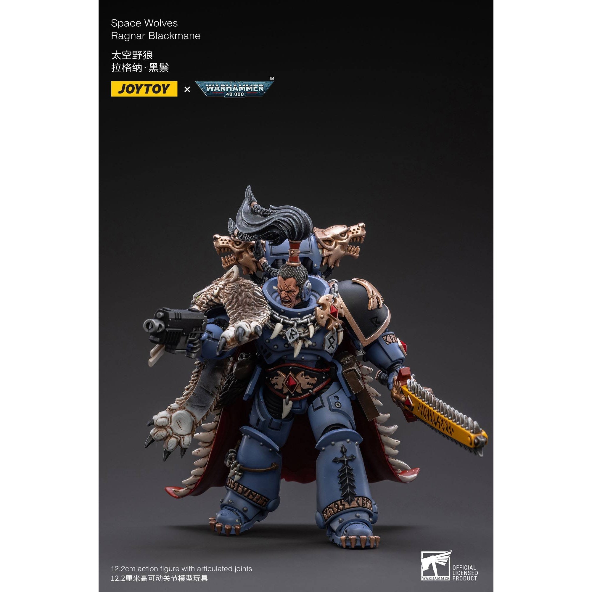 Warhammer 40k: Space Wolves Ragnar Blackmane - 13 cm-Actionfiguren-JoyToy-Mighty Underground