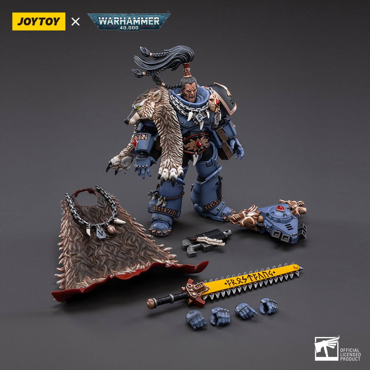 Warhammer 40k: Space Wolves Ragnar Blackmane - 13 cm-Actionfiguren-JoyToy-Mighty Underground