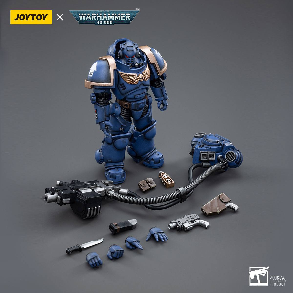 Warhammer 40k: Ultramarines Heavy Intercessor Nikos Phaetz - 12 cm-Actionfiguren-JoyToy-Mighty Underground