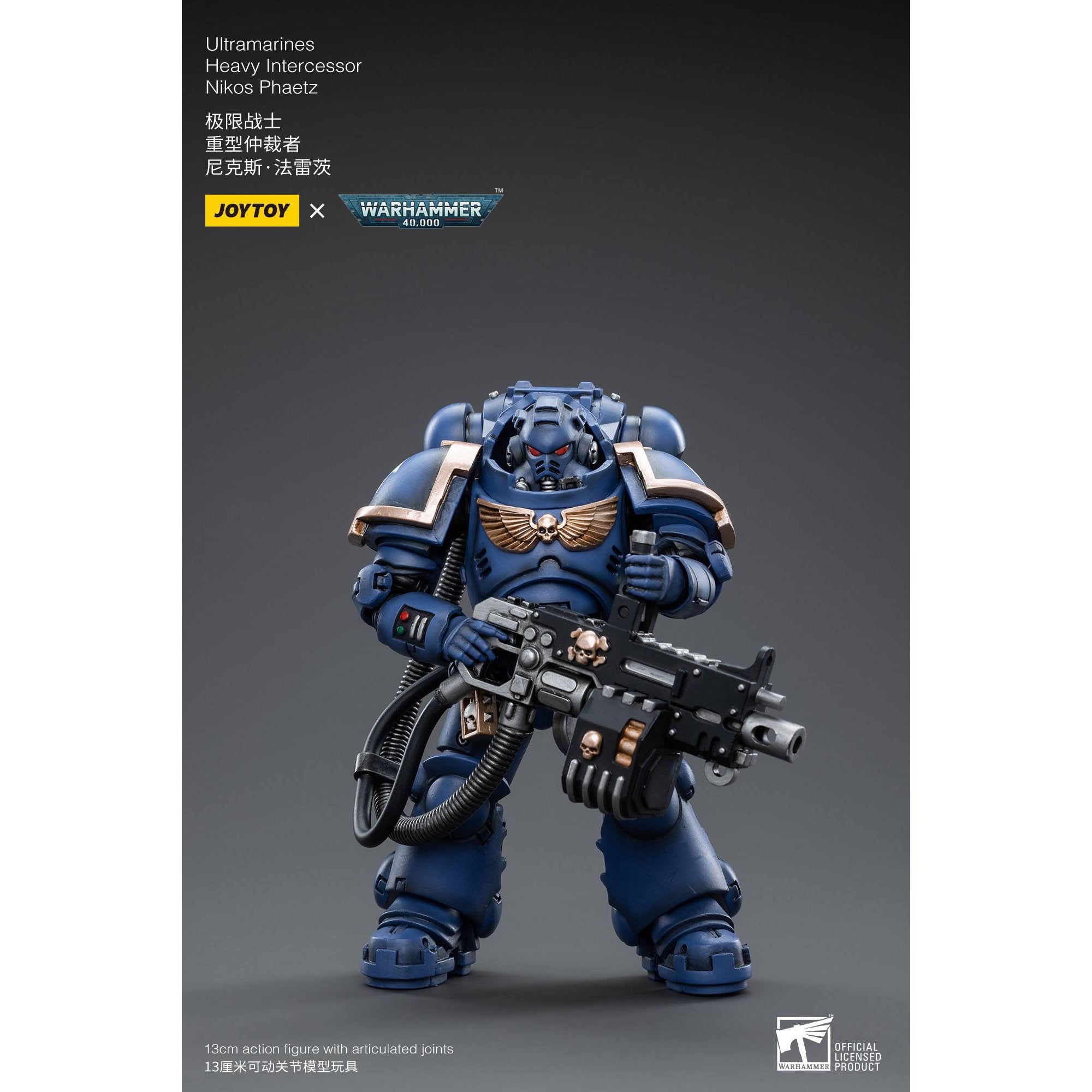 Warhammer 40k: Ultramarines Heavy Intercessor Nikos Phaetz - 12 cm-Actionfiguren-JoyToy-Mighty Underground