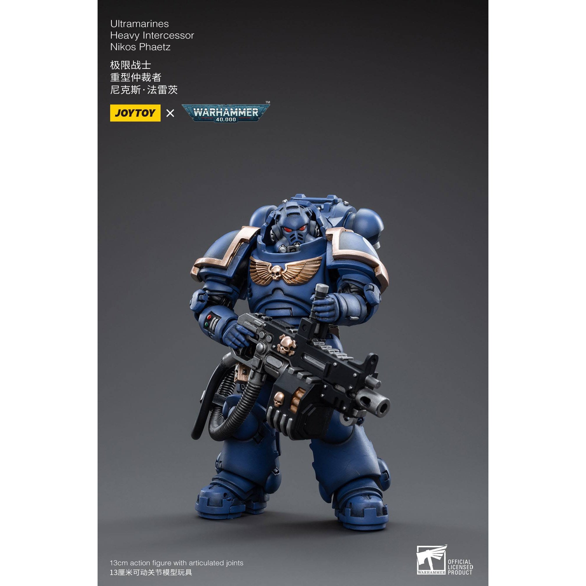 Warhammer 40k: Ultramarines Heavy Intercessor Nikos Phaetz - 12 cm-Actionfiguren-JoyToy-Mighty Underground