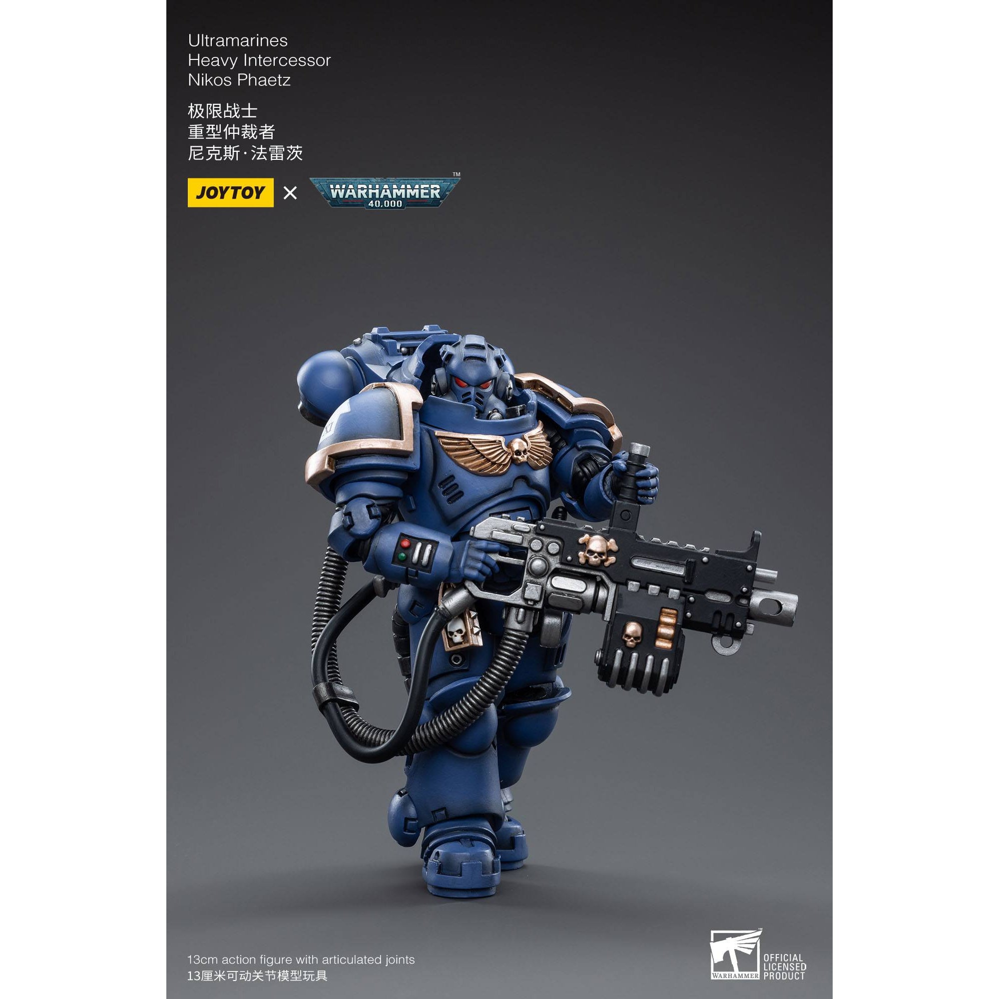 Warhammer 40k: Ultramarines Heavy Intercessor Nikos Phaetz - 12 cm-Actionfiguren-JoyToy-Mighty Underground