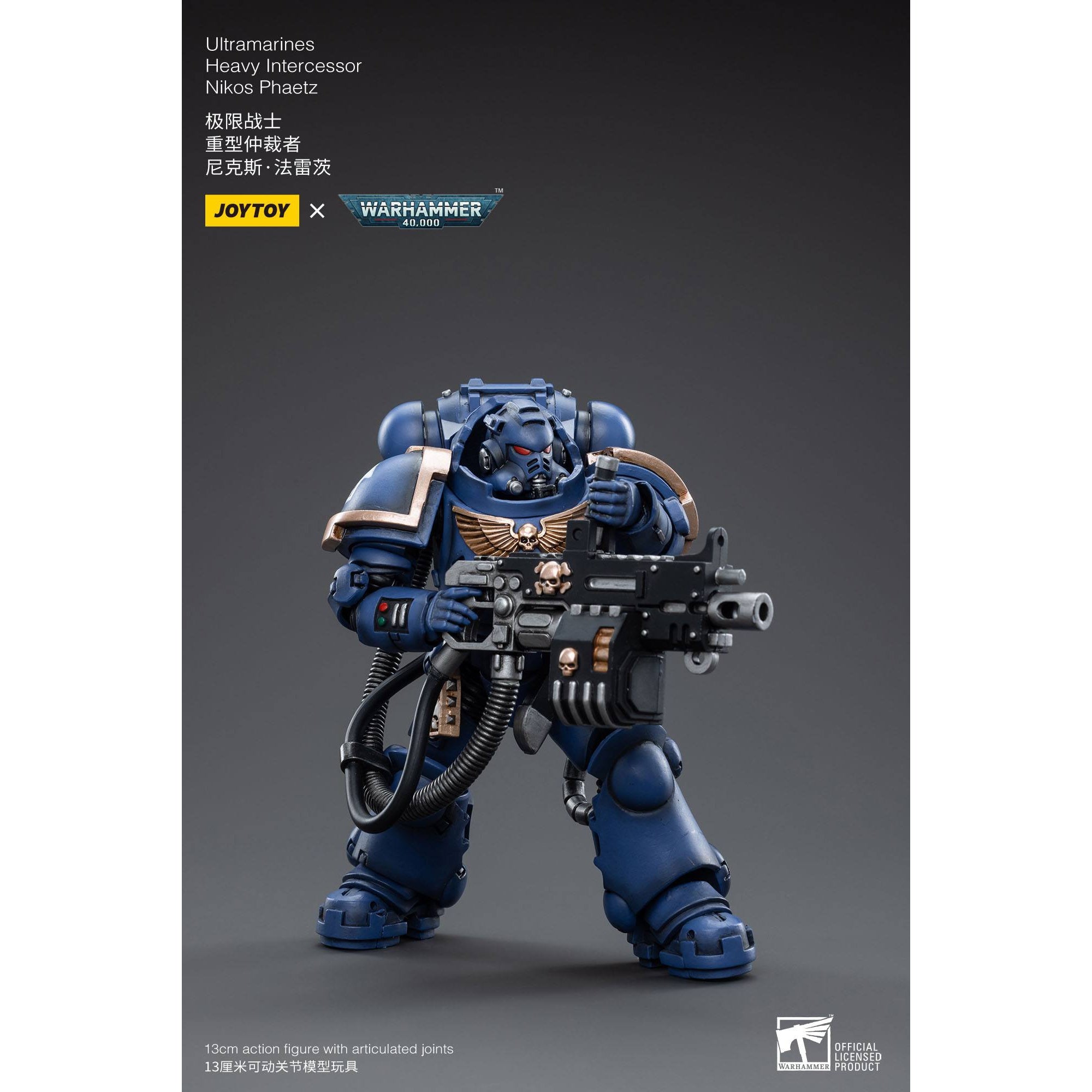 Warhammer 40k: Ultramarines Heavy Intercessor Nikos Phaetz - 12 cm-Actionfiguren-JoyToy-Mighty Underground