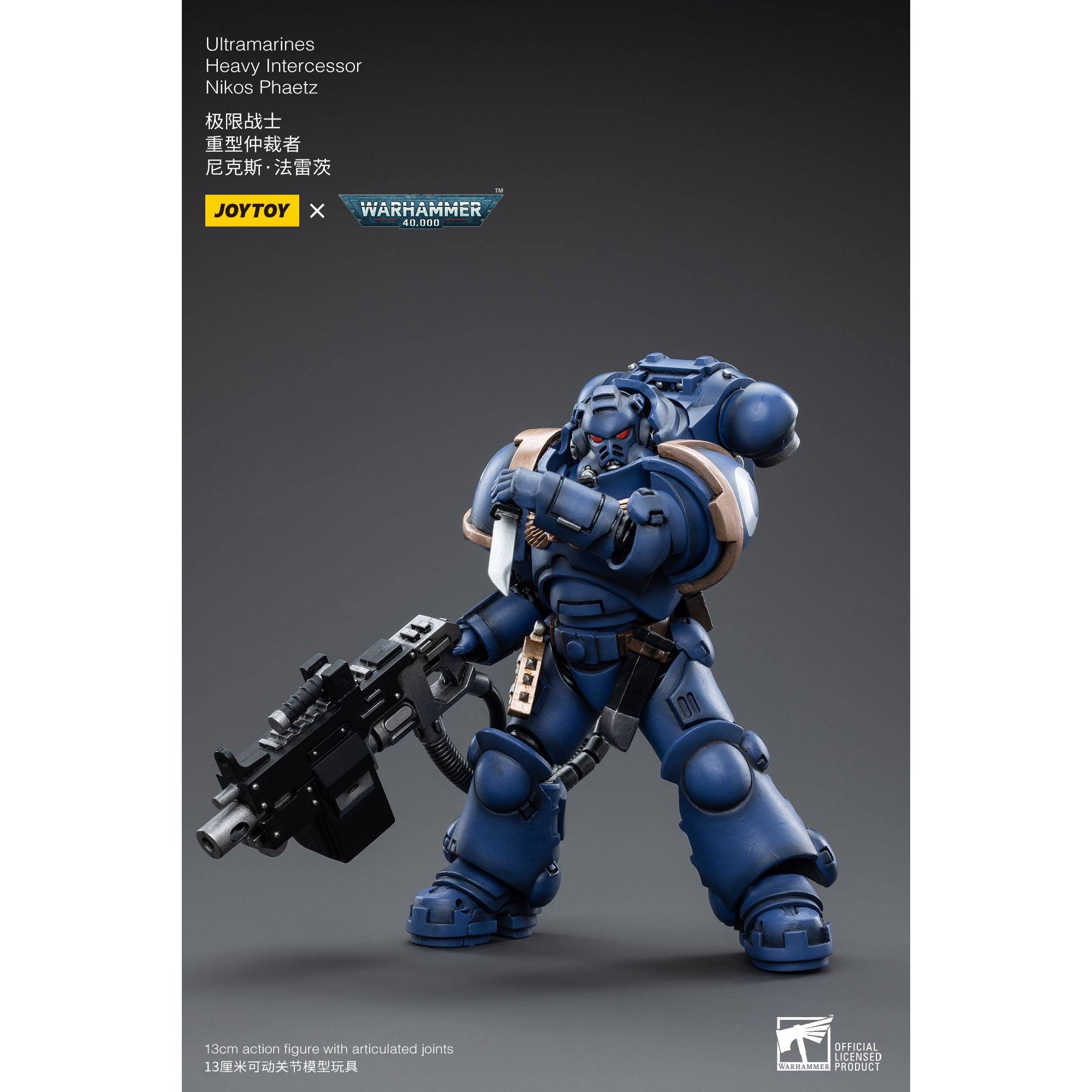 Warhammer 40k: Ultramarines Heavy Intercessor Nikos Phaetz - 12 cm-Actionfiguren-JoyToy-Mighty Underground