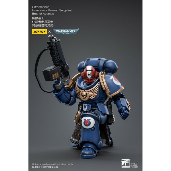 Warhammer 40k: Ultramarines Intercessor Veteran Sergeant Brother Aeontas - 12 cm-Actionfiguren-JoyToy-Mighty Underground