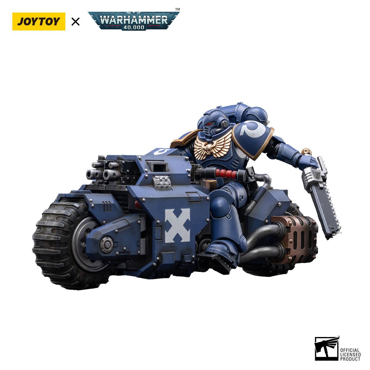 Warhammer 40k: Ultramarines Outrider Bike - 22 cm-Actionfiguren-JoyToy-Mighty Underground