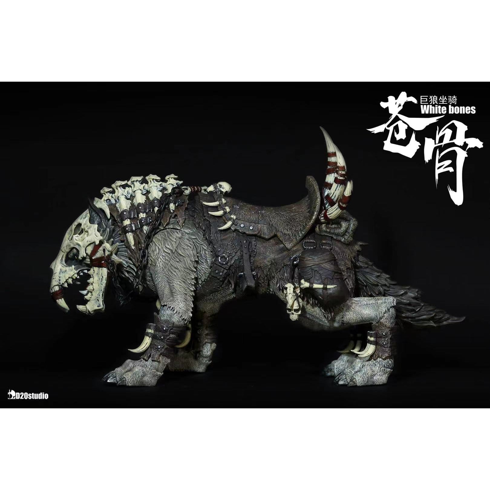 White Bone Wolf (Grau)-Actionfiguren-D20 Studio-Mighty Underground