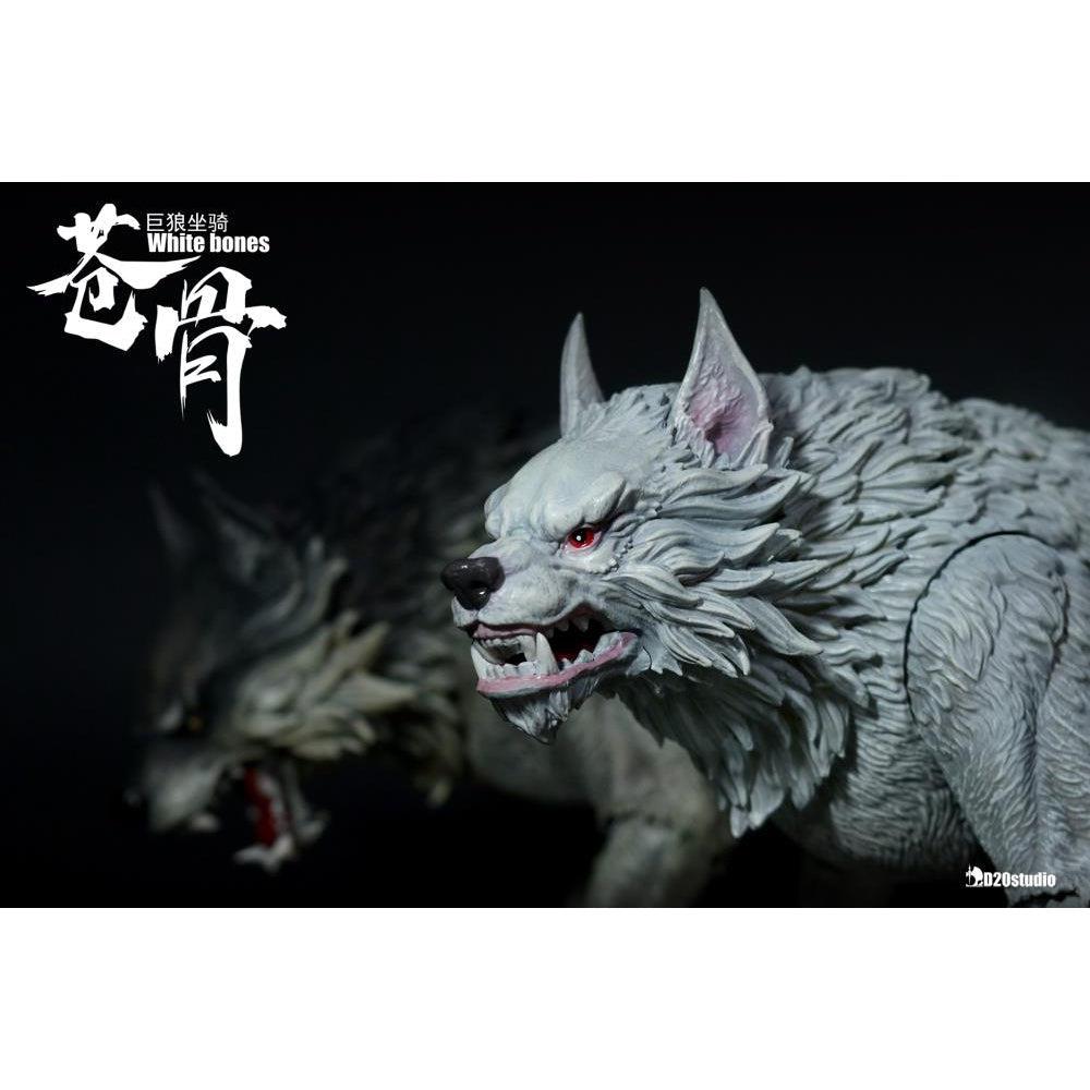 White Giant Wolf (Basic Ver.)-Actionfiguren-D20 Studio-Mighty Underground