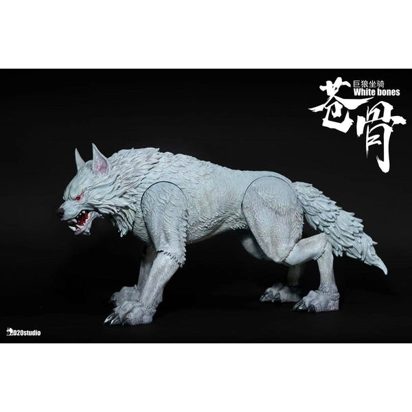 White Giant Wolf (Deluxe Ver.)-Actionfiguren-D20 Studio-Mighty Underground