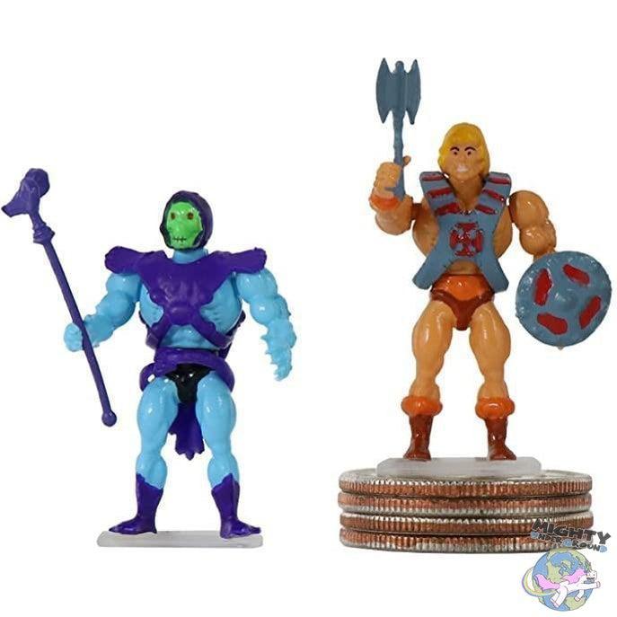 World's Smallest Masters of the Universe: 2er Set (He-Man & Skeletor)-Actionfiguren-Super Impulse / World's Smallest Toys-Mighty Underground