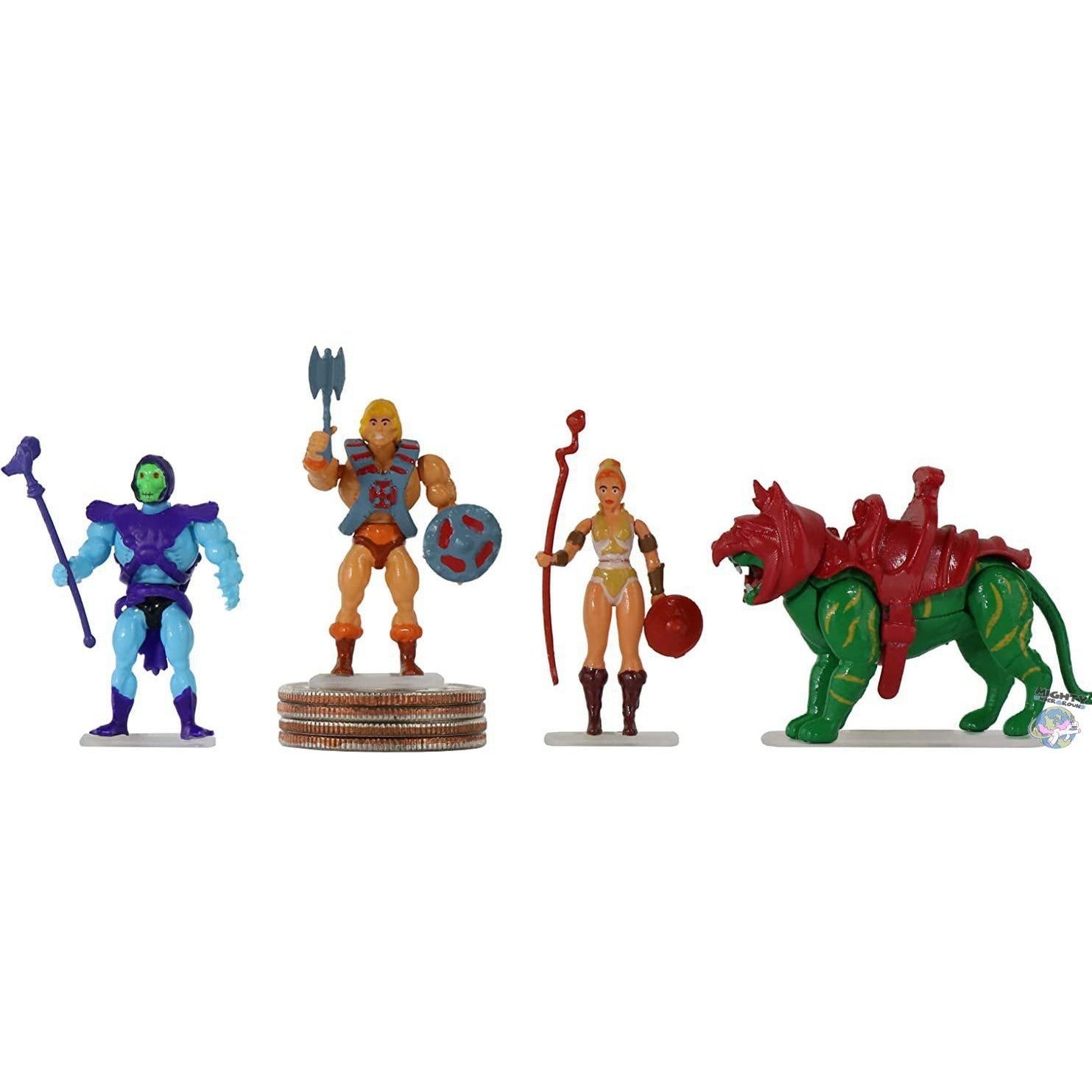 World's Smallest Masters of the Universe: 4er Set-Actionfiguren-Super Impulse / World's Smallest Toys-mighty-underground